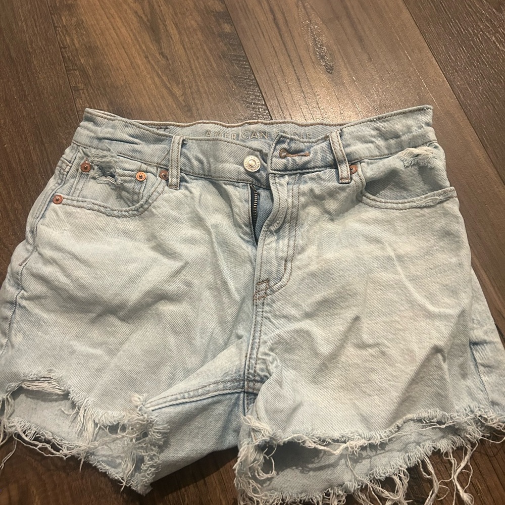 American Eagle Outfitters Light Blue Denim Shorts